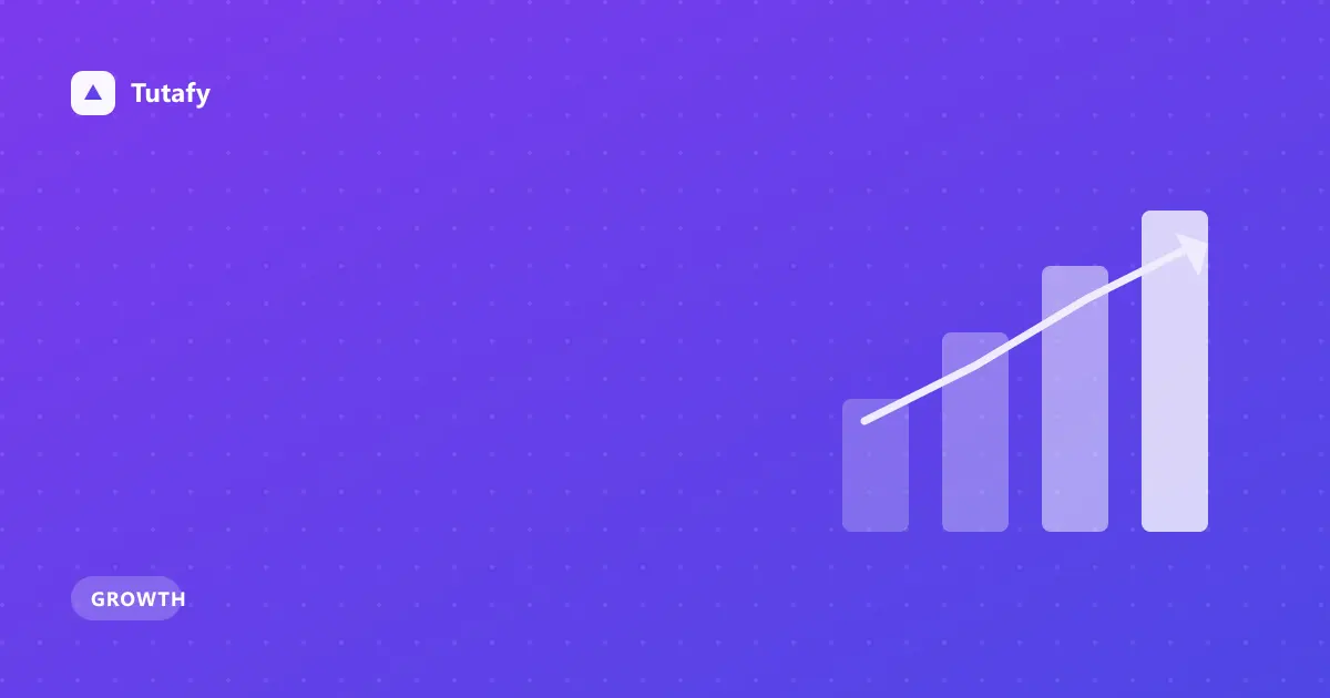 Abstract illustration of a tutoring business growing