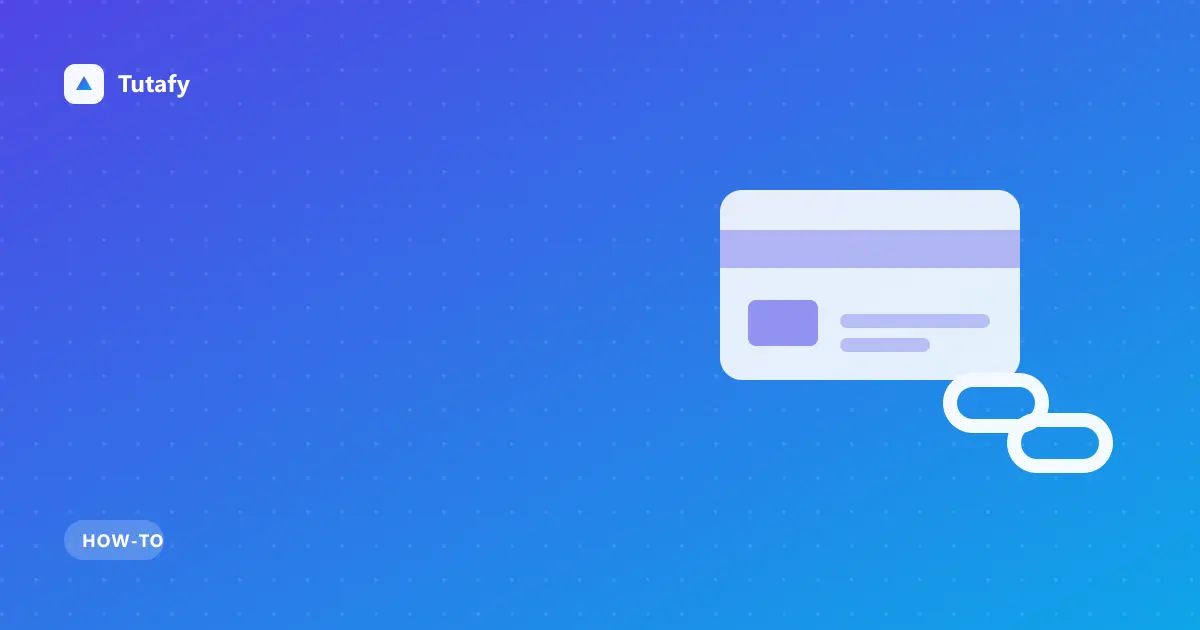 Illustration of a payment card and a link, for taking card payments from students